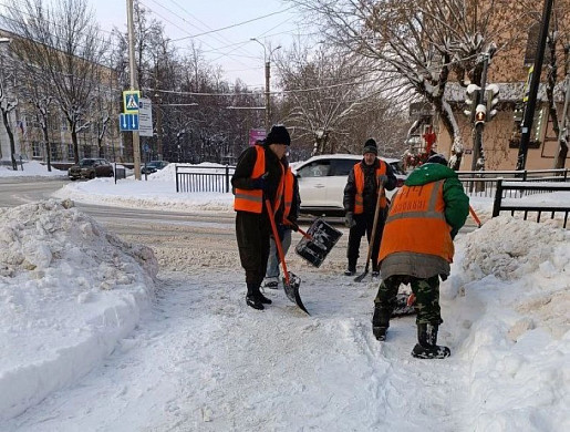 Из Иванова за ночь вывезли более 4 000 кубов снега